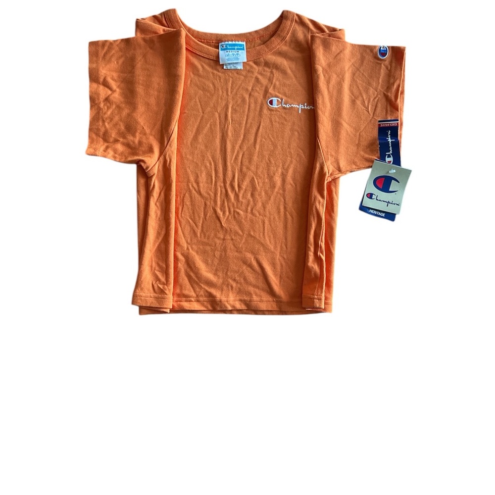Champion Women’s Orange Crop Top T-Shirt